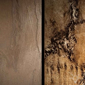 Ardezie Flexibila Translucida SKIN 2mm - AuBurn, 122x61 cm | Iluminare Ambientala, Interior & Exterior