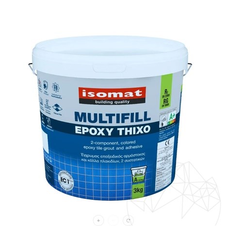 Chit rosturi - Multifill-Epoxy-Thixo, White, 3 kg