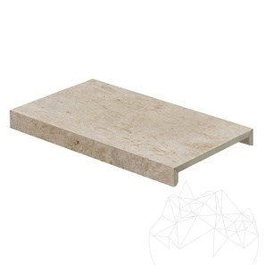 Bordura Piscina U (Copertina) - Piatra Sinterizata,  30X60X2XH5 Cm