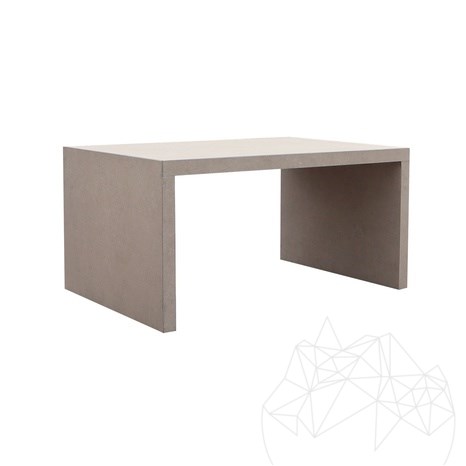 Banca de gradina Panchina U - Piatra Sinterizata, 60X90X4XH45 Premium