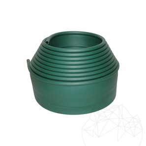 BERA - Bordura flexibila B-EDGE SMART, verde, L: 12 m x H: 10 cm