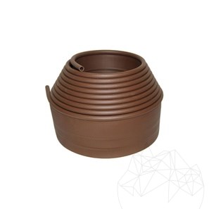 BERA - Bordura flexibila B-EDGE SMART, maro, L: 12 m x H: 10 cm