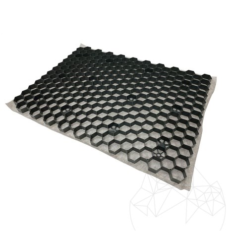 BERA - Profil fagure Fix Lite - S - pentru stabilizarea pietrisului, gri, 60 x 80 cm