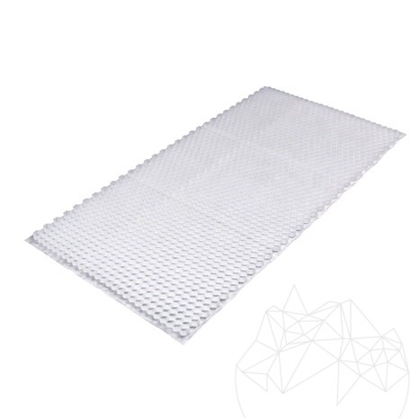BERA - Profil fagure Pro XXL - pentru stabilizarea pietrisului, alb, 2292 x 1176 x 32 mm
