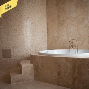 Travertin Classic PREMIUM Cross Cut Mat si Chituit, 45.7 x 30.5 x 1.2 cm