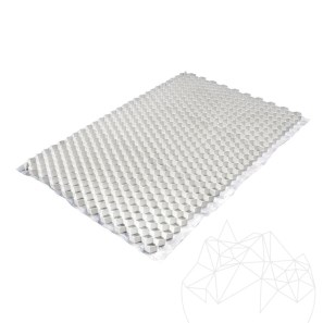 Profil fagure pentru stabilizarea pietrisului, alb, 1176 x 764 x 32 mm