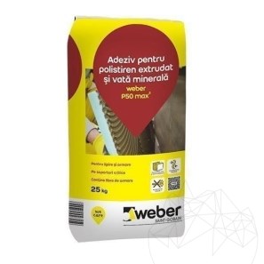 Adeziv flexibil pentru sisteme de izolatie termica-Weber P50