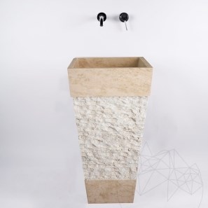 Chiuveta Tao travertin classic SP-19, 42 x  82 cm